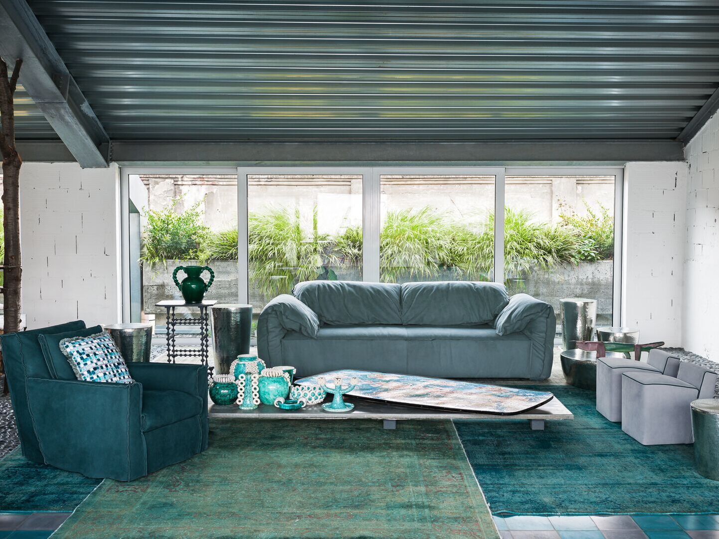 Кожаный линейный диван Baxter Касабланка ARCH-00109262 - Вид №3