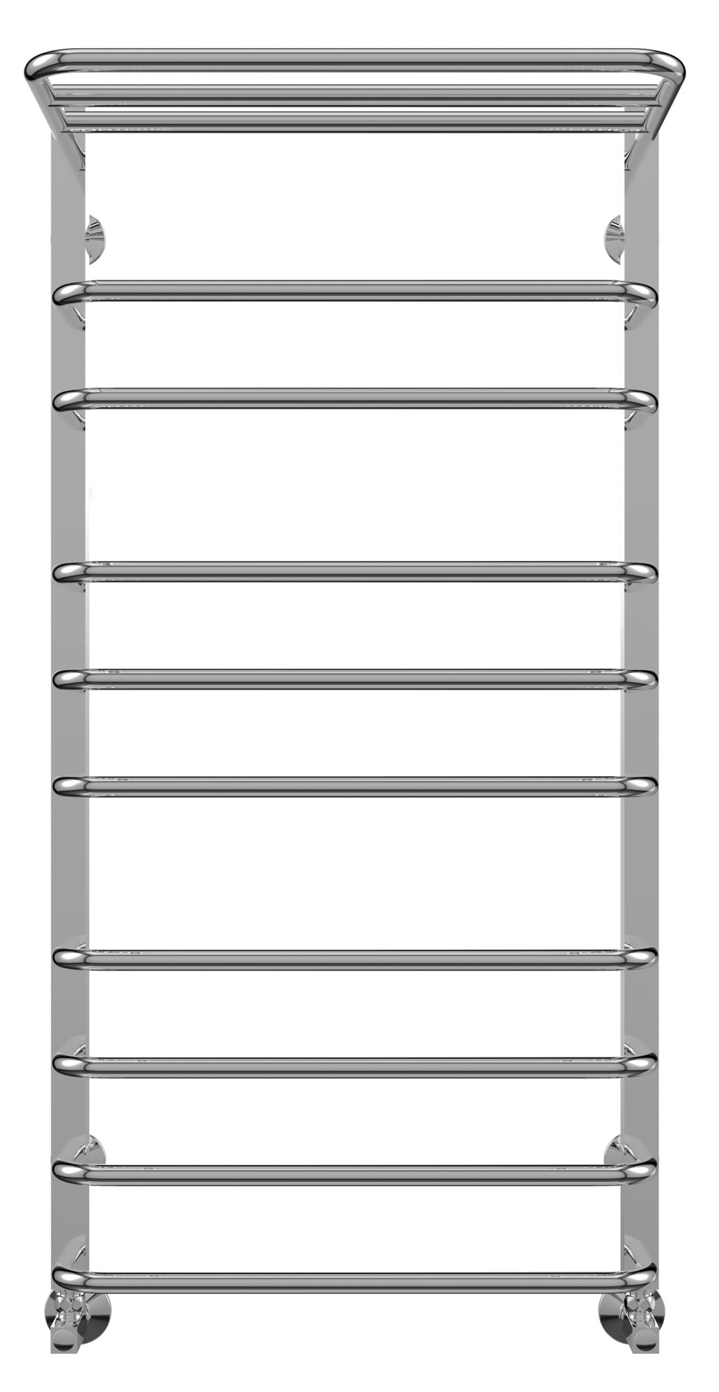 4620768886584 СТАНДАРТ Арктур с полкой П10 500х1031 Полотенцесушитель TERMINUS Нержавеющая сталь - Вид №1