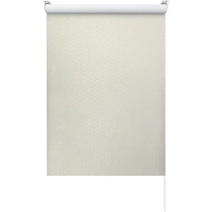 Штора рулонная блэкаут Ромб 100x160 см бежевая