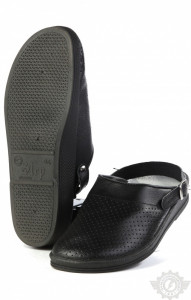61802 Туфли Сабо мужские темные  Медицинская обувь размер 44
