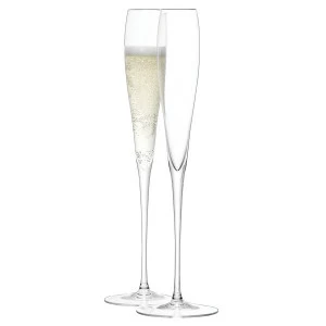 Набор из 2 высоких бокалов-флейт 100 мл Wine LSA INTERNATIONAL WINE 00-3863183 Прозрачный