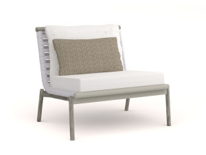 Алюминиевое садовое кресло с порошковым покрытием