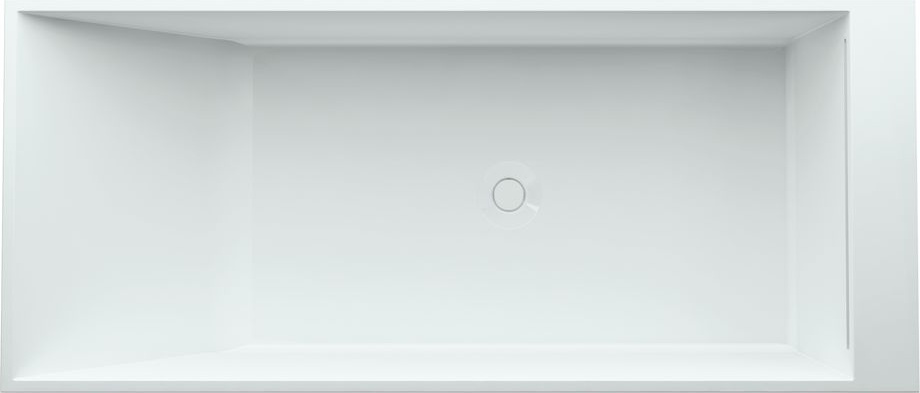 H2223320006161 Свободностоящая ванна со скрытым переливом, местом для смесителя, системой подъема, solid surface LAUFEN PRO - Вид №1