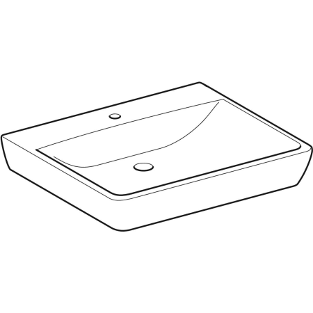 258567000 Раковина Geberit Renova Comfort, безбарьерная Geberit  - Вид №9