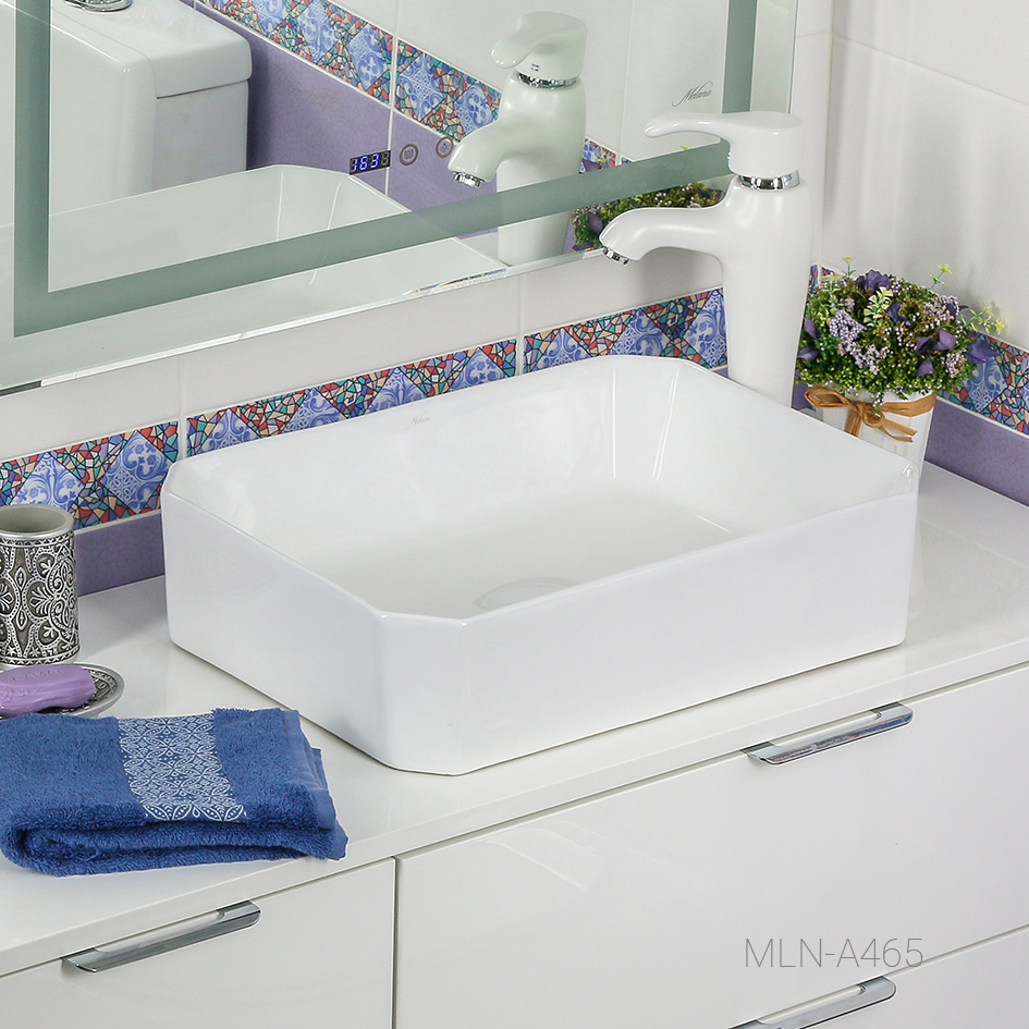 Накладная раковина melana mln-a465 A465-805 - Вид №3