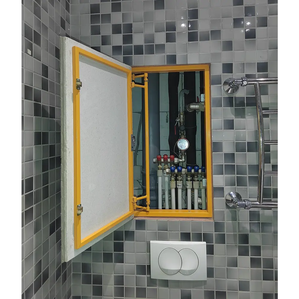 Люк скрытый нажимной ЛСИС для инженерных коммуникаций 40×40 см 15042334 STLM-0005221 - Вид №5