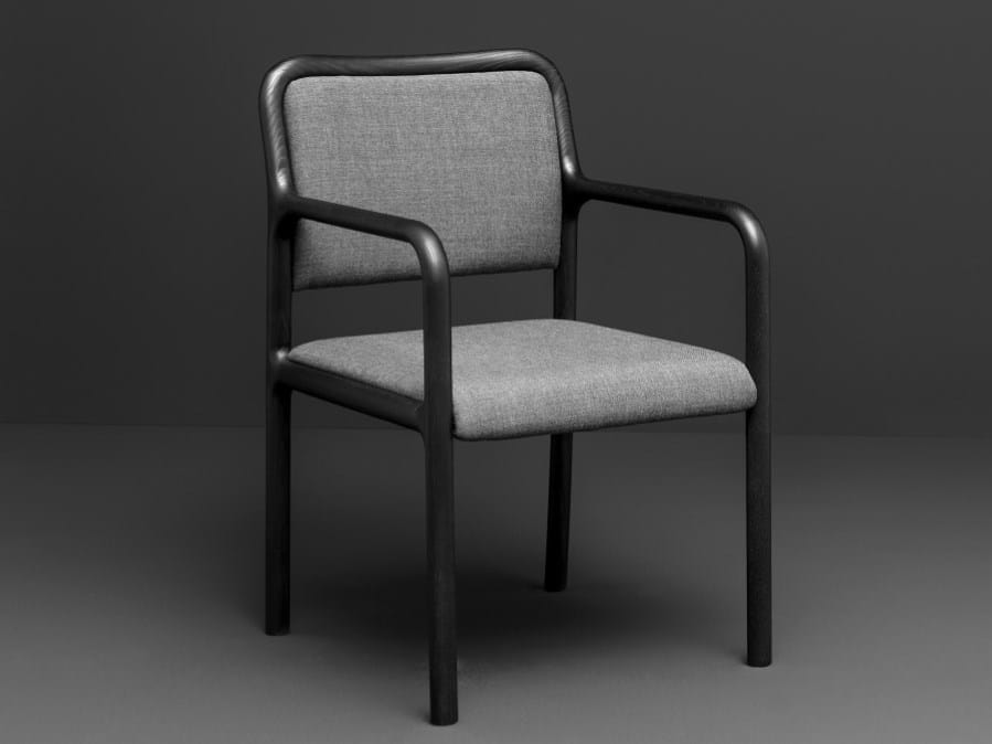 Тканевый стул с подлокотниками PIAVAL CAMEO-Contract ARCH-00152312 - Вид №3