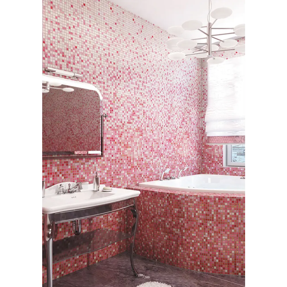 Santreyd 3D мозаика для стен - самоклеящиеся панели красного цвета 89379608 STLM-1364115 - Вид №2
