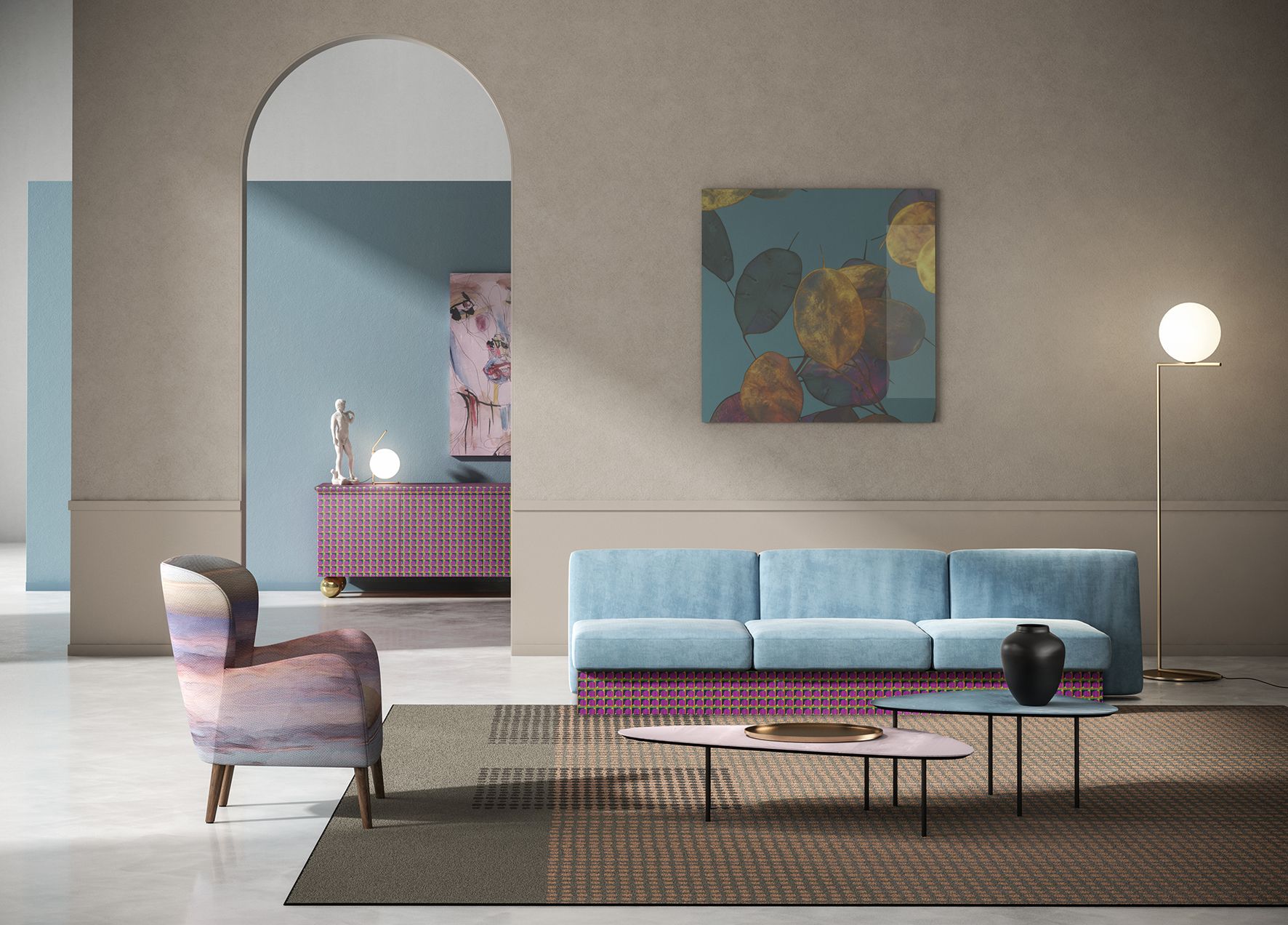 Металлический журнальный столик MOMENTI Home &amp ARCH-00028053 - Вид №7