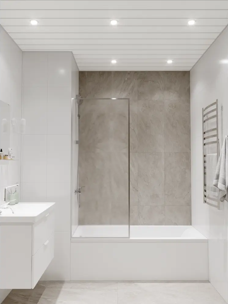 CESAL Базис — алюминиевые рейки для реечного потолка 3000×200 мм 82441773