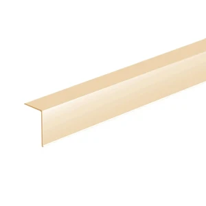 Угол арочный ПВХ 10x20x2700 мм слоновая кость