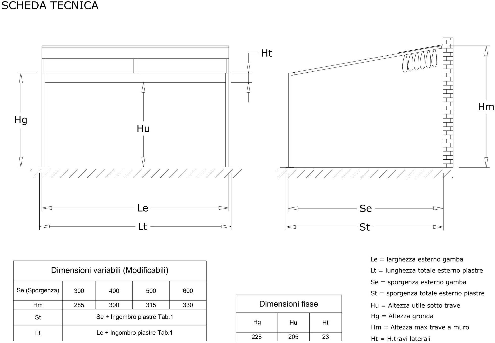 L'Officina by Adami Пергола с несъемным навесом с каналом для сбора воды sun-id-1483790 - Вид №14