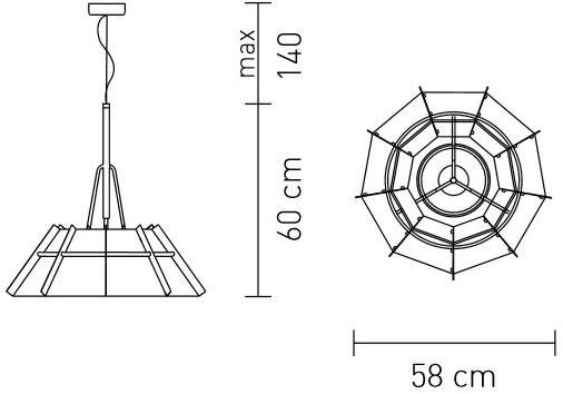Slamp Подвесной светильник Chapeau sun-id-1417940 - Вид №4