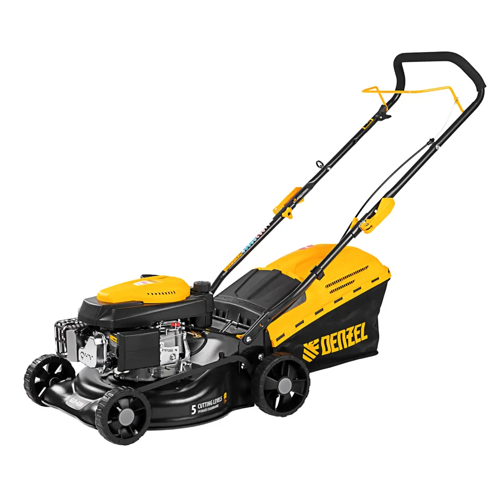 Газонокосилка бензиновая не самоходная Denzel GLD-420 4.5 л.с. 42 см STLM-2113430