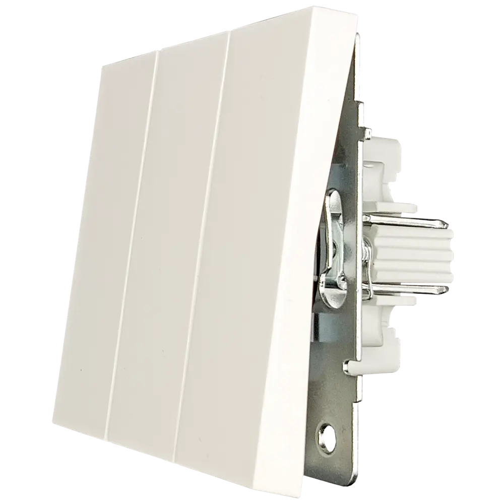 Выключатель встраиваемый Lezard Zima 3 клавиши цвет слоновая кость STLM-2077125 - Вид №1