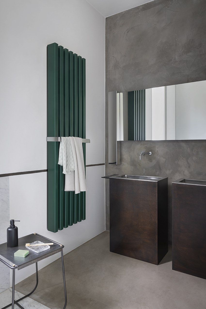 Настенный алюминиевый вертикальный полотенцесушитель Tubes Elements ARCH-00026154 - Вид №1