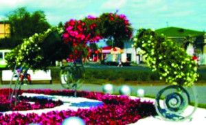 UL1601-A.F Арка УЛИТКА, цветочница в виде арки с цветочными ящиками и термочашами LAB.Space