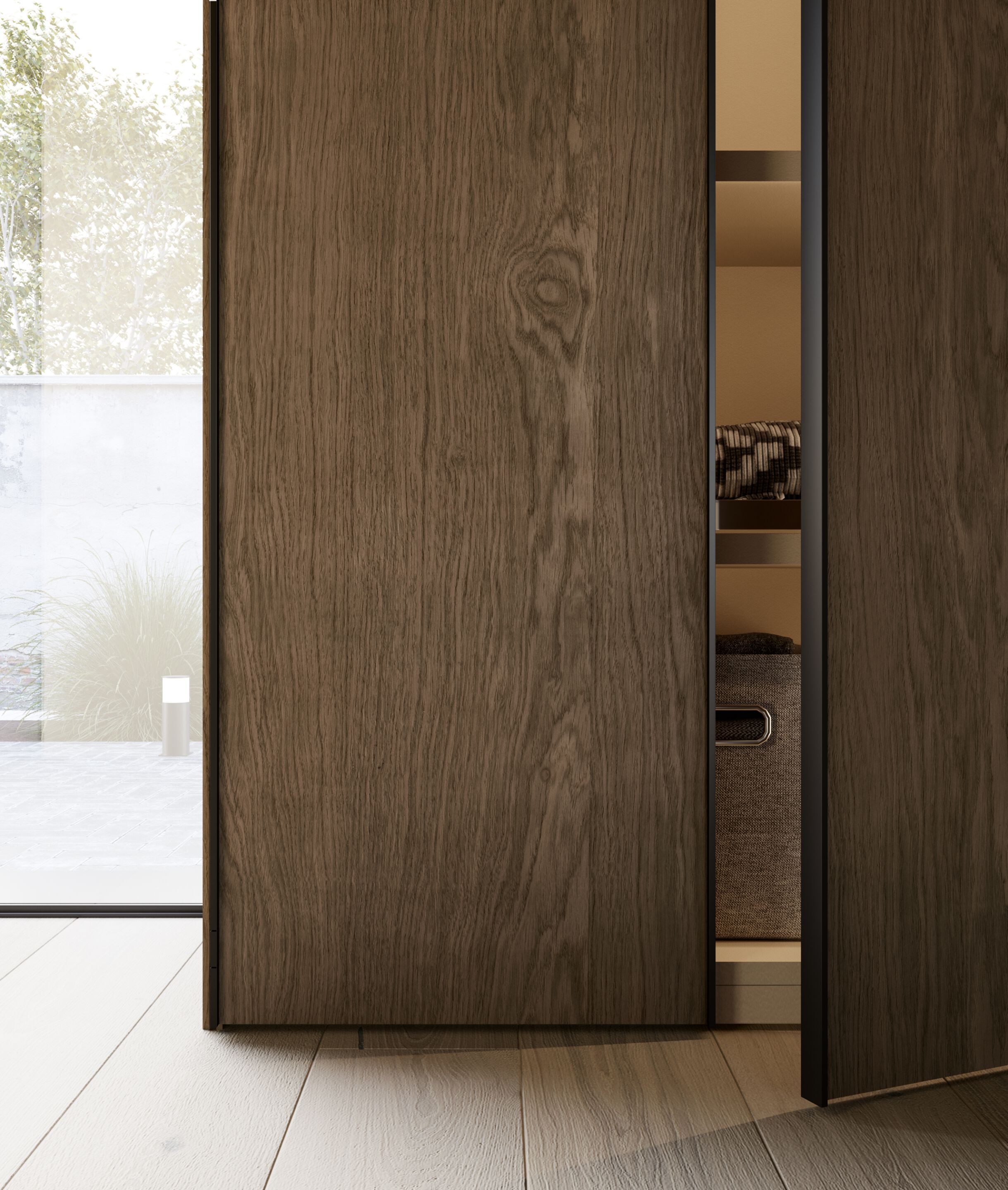 Секционный шкаф с распашной или складчатой дверью из дерева Dall'Agnese Wardrobe Collection ARCH-00070426 - Вид №2