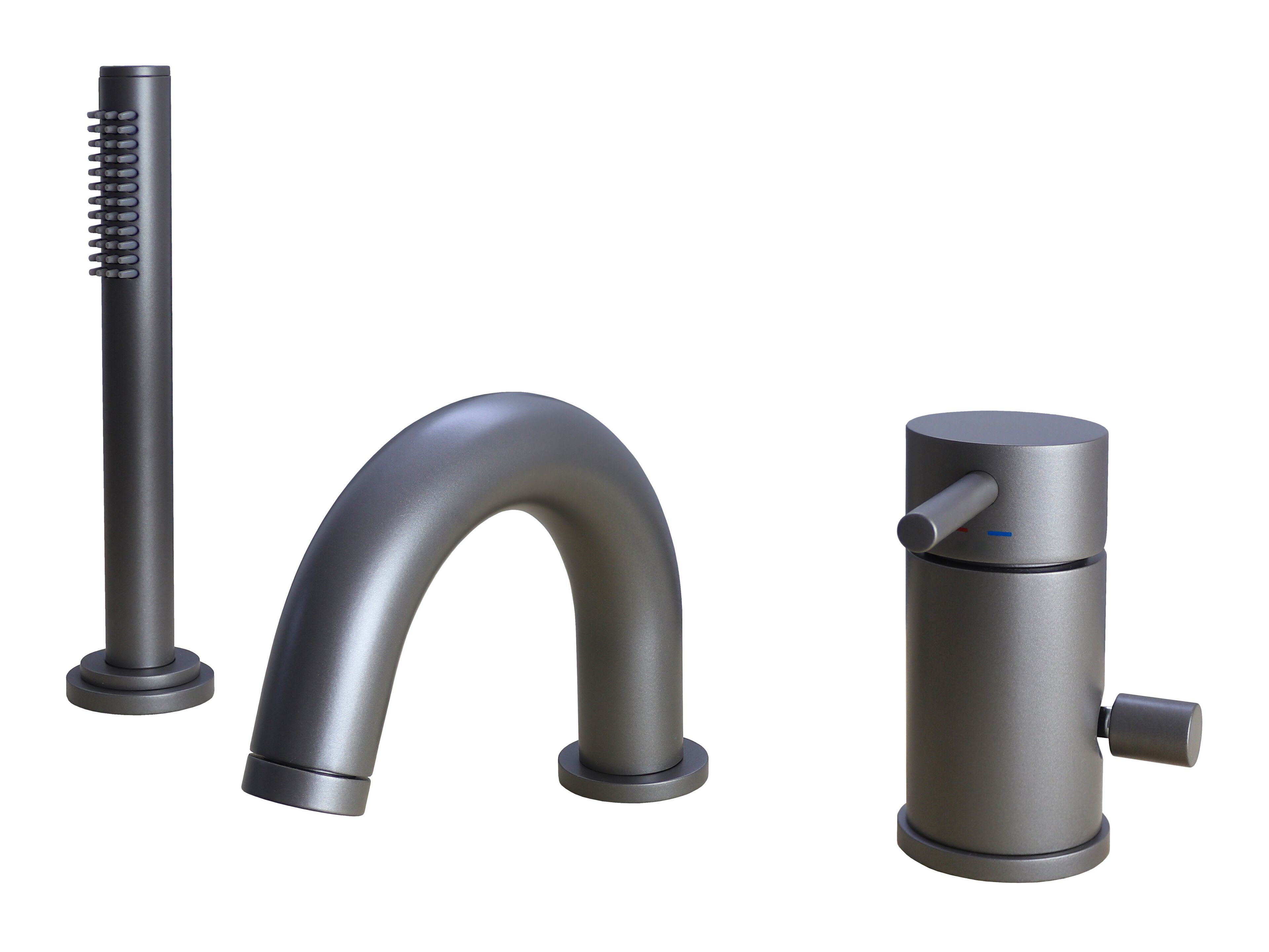 Смеситель для ванны с 3 отверстиями и переключателем RUBINETTERIA PAFFONI Light ARCH-00125293