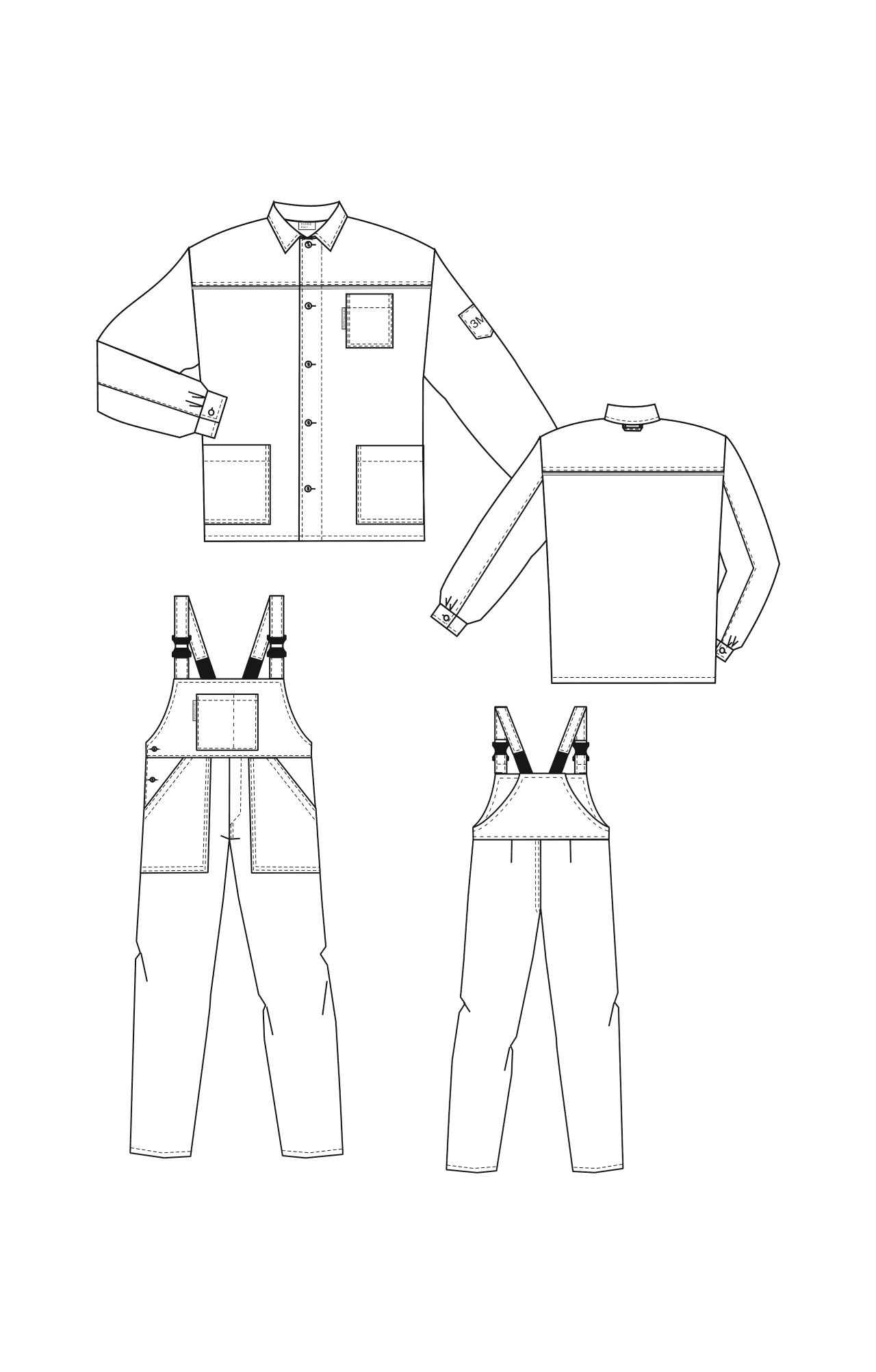 61013 Костюм "Труд-2" темно-синий  Летняя спецодежда  размер 56-58/170-176  - Вид №8