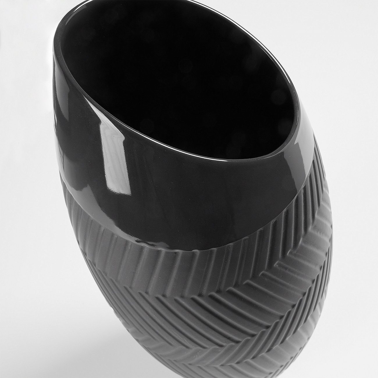 Ваза керамическая коричневая Mundo 44 см от La Forma LA FORMA MUNDO 343148 Черный  - Вид №2