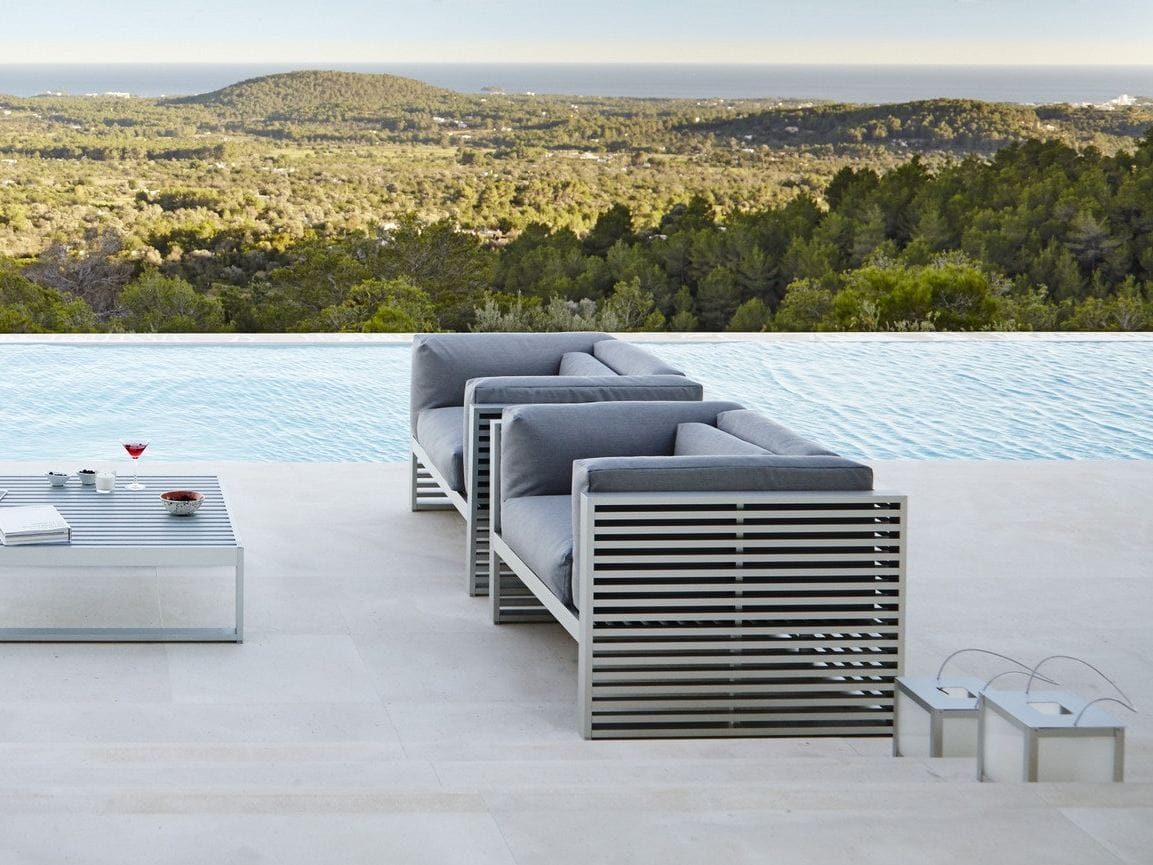 Тканевое садовое кресло с подлокотниками GANDIABLASCO DNA ARCH-00043910 - Вид №10