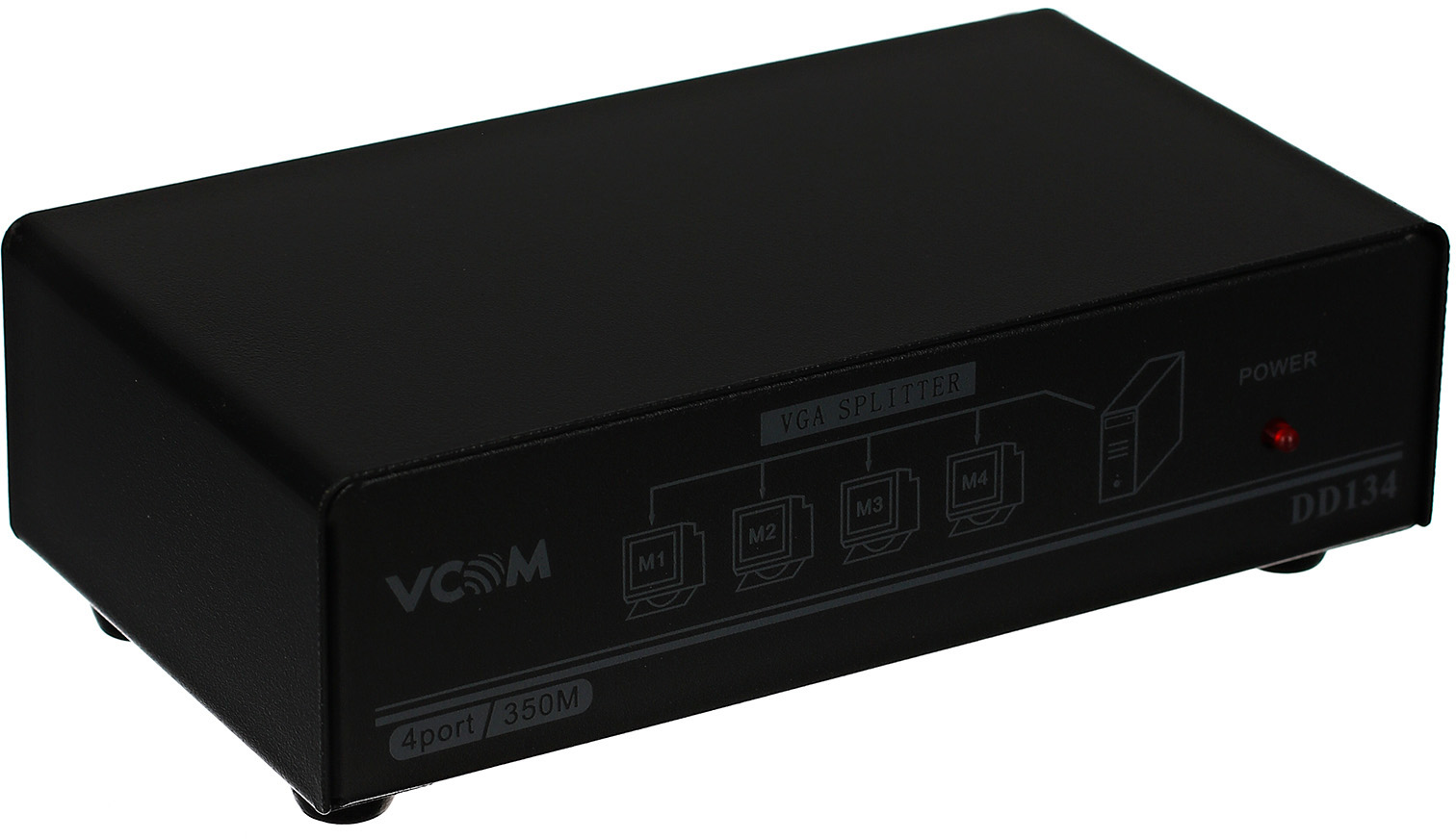 VDS8016 Разветвитель vga 1->4-port (vga15m+4vga15f)+б.п. <> VCOM Santreyd 
