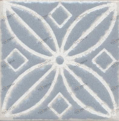 Амальфи орнамент серый  9,9х9,9 Kerama Marazzi STGC4021270