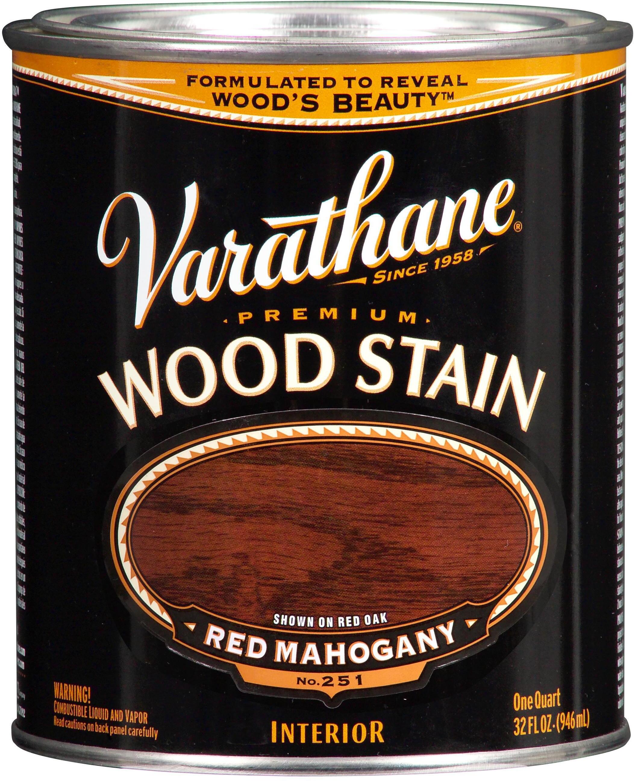 90230786 Масло Wood Stain тонирующее прозрачное цвет красный махагон 0.946 л STLM-0141346 VARATHANE