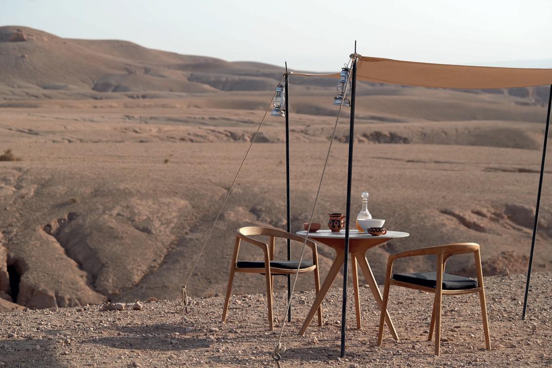 MNST967 Обеденный стол teak nero 264см x 118см Manutti Torsa - Вид №29