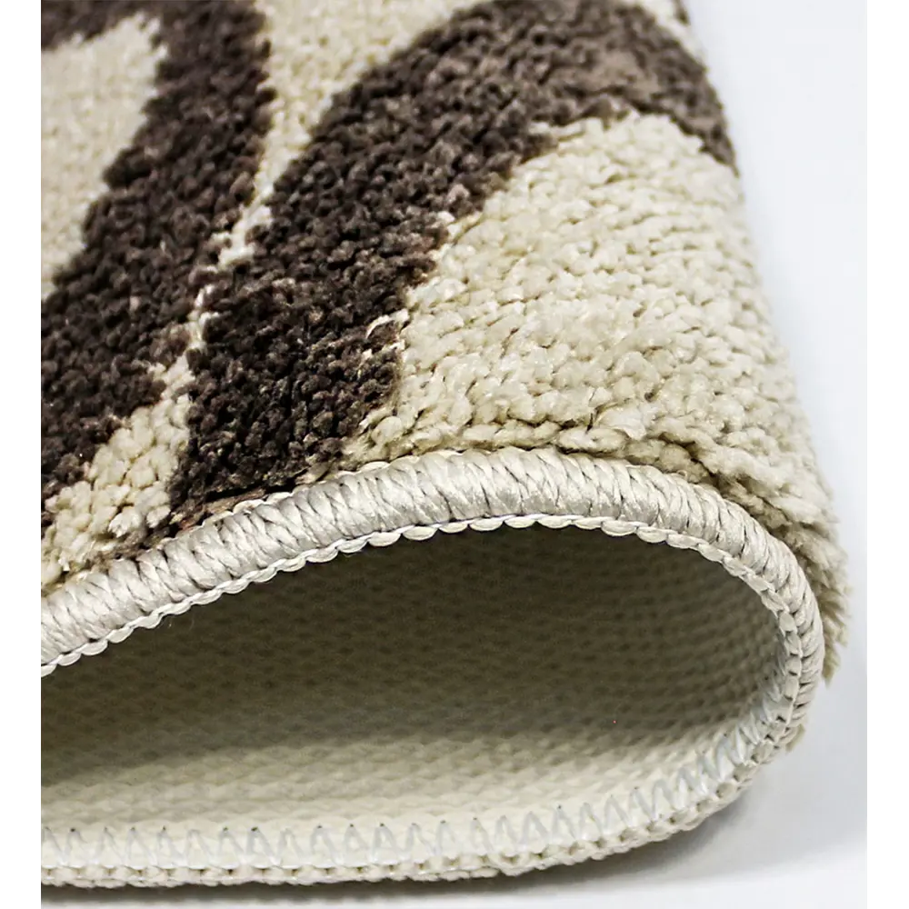 Коврик для туалета Mr Penguin Узоры, 40х50 см, микрофибра, цвет коричневый STLM-2048066 - Вид №3