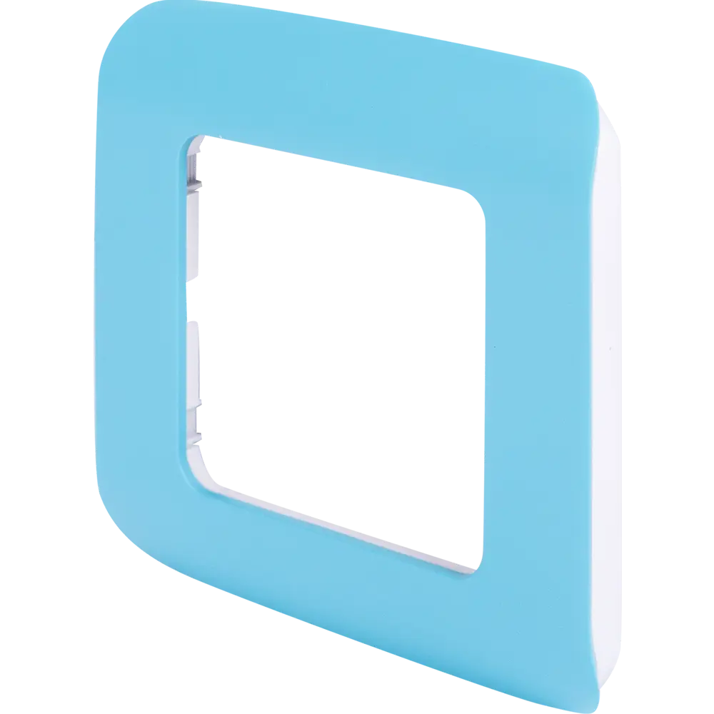 Рамка для розеток и выключателей Lexman Cosy 1 пост, цвет темная бирюза STLM-2037448 - Вид №1