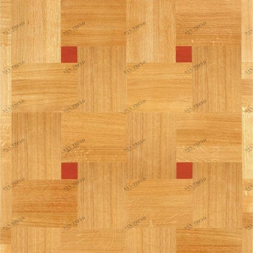 Художественный паркет Da Vinci Щитовой 26-166 Дуб (Гладкая) 500х500 мм 26010166