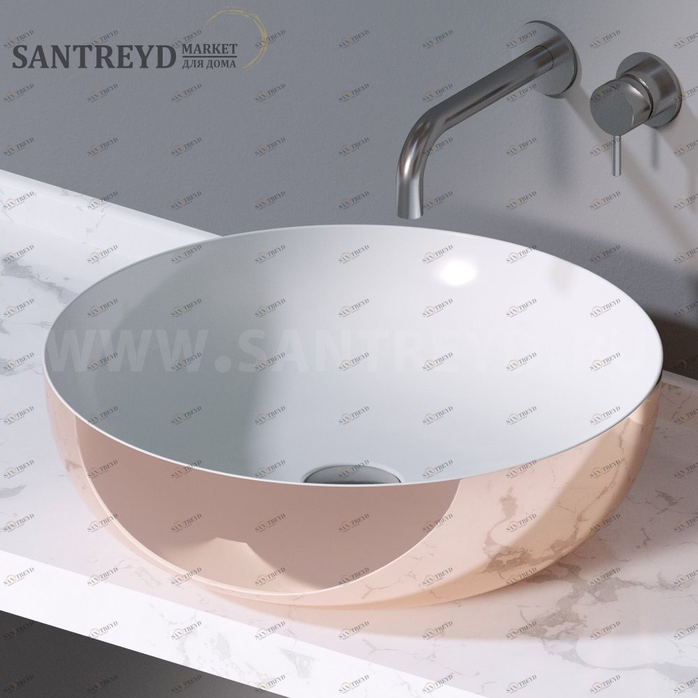 L601257 Накладная раковина на столешницу  круглая A. e T. Italia ELITE AeT ITALIA