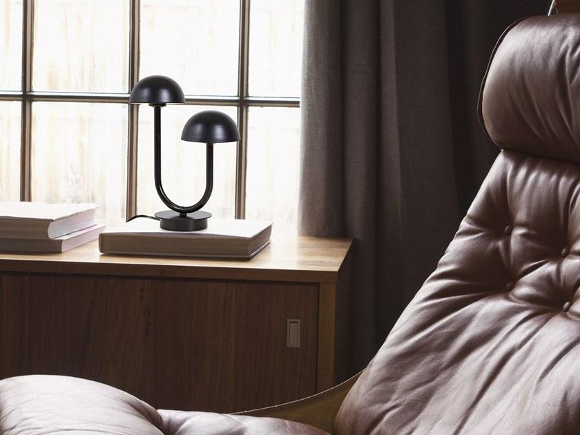 luxcambra Настольная светодиодная лампа из латуни Champignon S_black_3140 - Вид №4