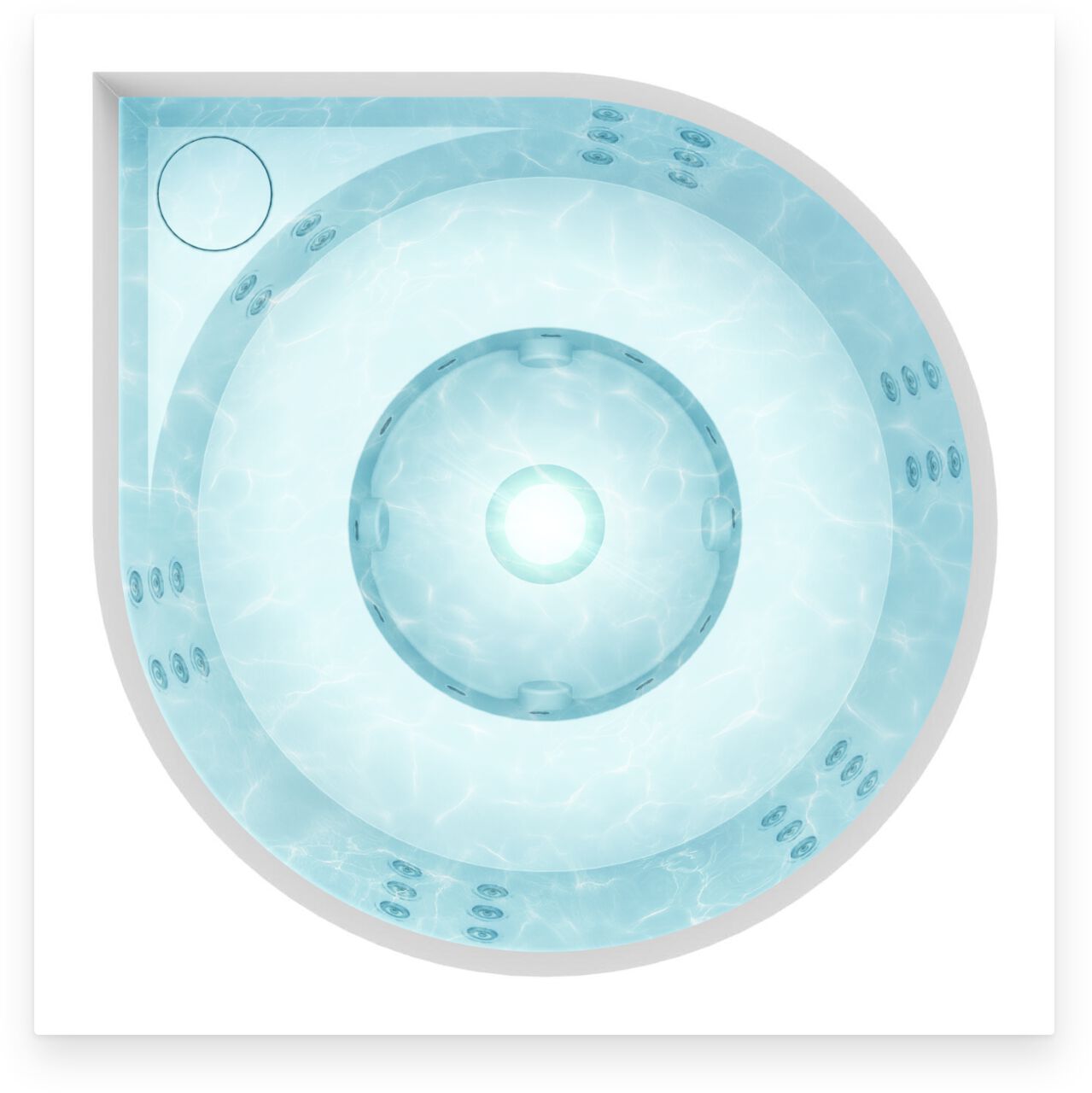 Открытый джакузи акриловые мини-бассейн Drop DROP X ARCH-00057505 - Вид №9