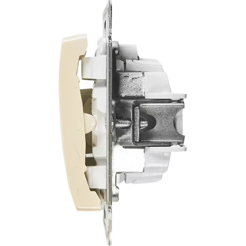 Schneider Electric Glossa — трёхклавишный выключатель в бежевом исполнении 86710482 STLM-0070852 - Вид №3