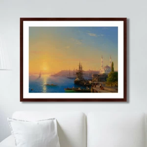 Картина: View Of Constantinople And The Bosphorus, 1856г. КАРТИНЫ В КВАРТИРУ  264219 Разноцветный