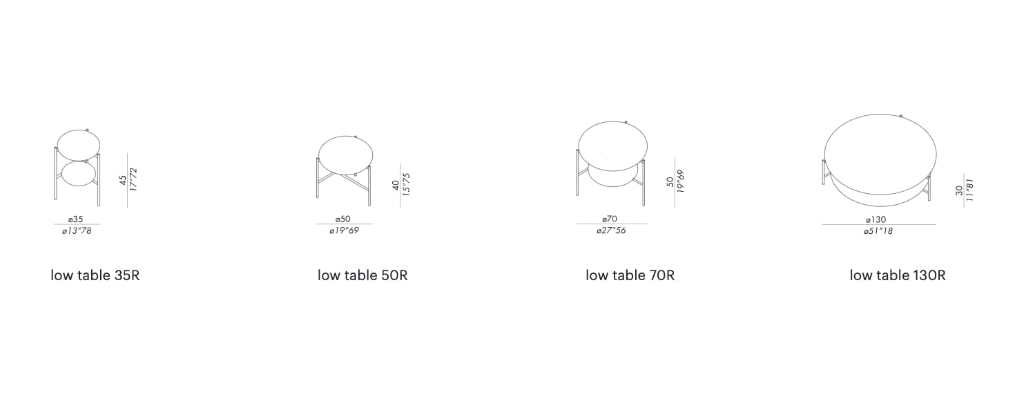 Круглый журнальный столик Meridiani ADRIAN ARCH-00069299 - Вид №8