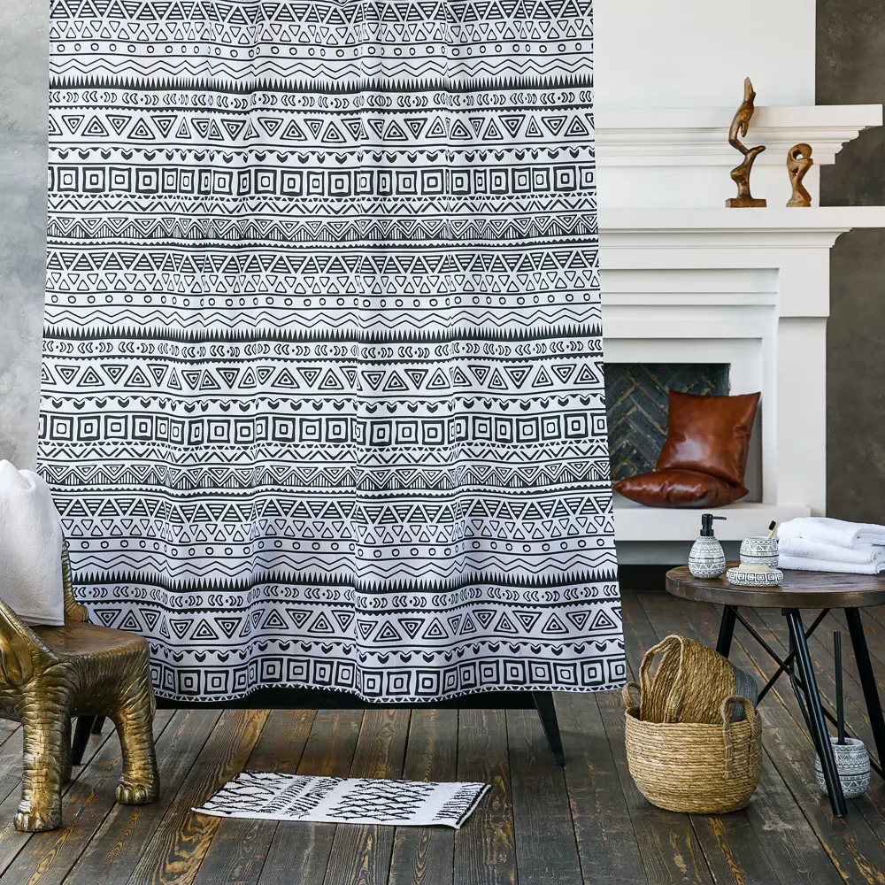 Коврик для ванной комнаты Moroshka Nomads 40х60 см цвет белый STLM-2017972 - Вид №3