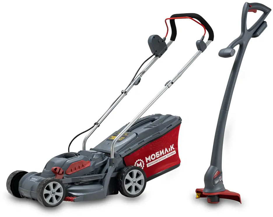 Аккумуляторная газонокосилка Мобил К Комфорт XMA33 с травосборником 30 л 87224789