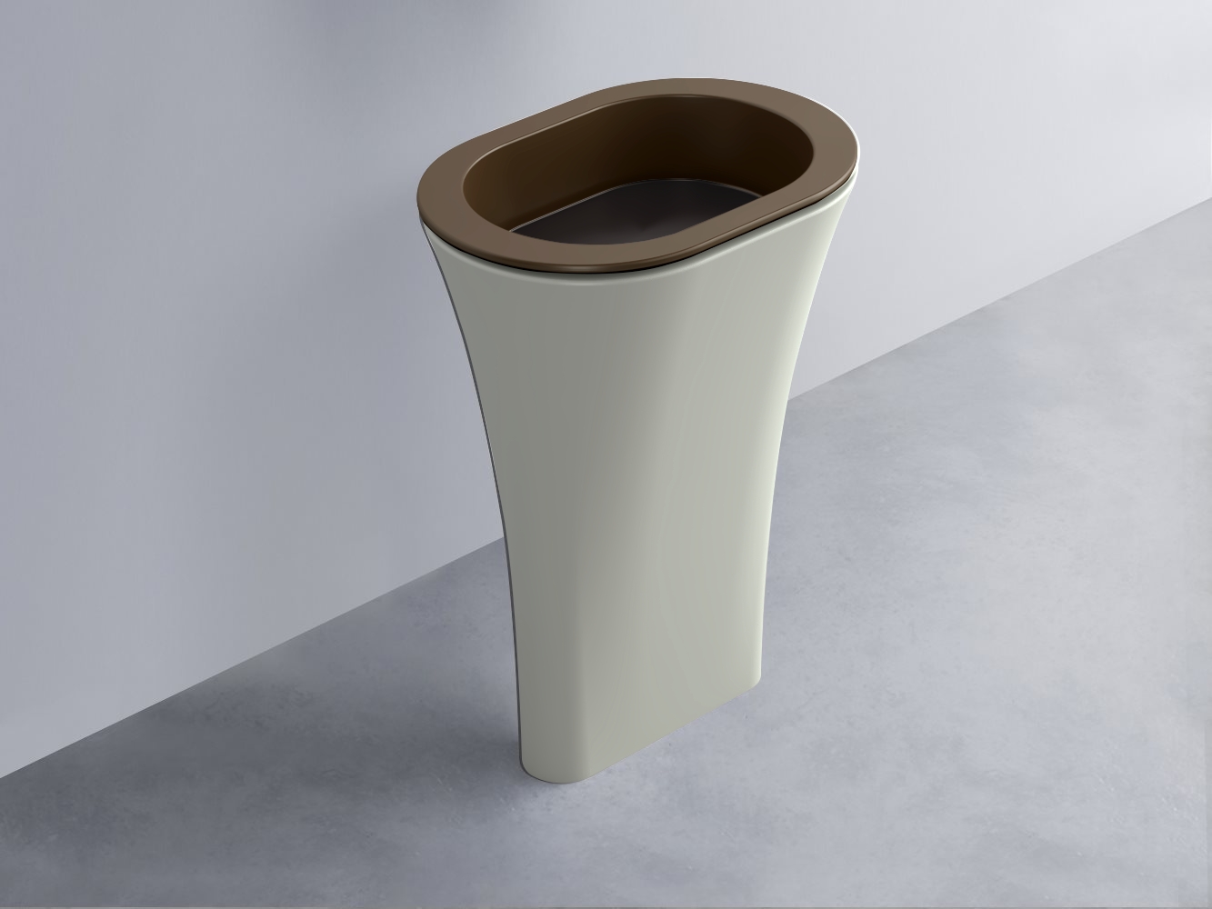 AMLA65-CA+AMPILO-LV+AMCOLO-PM Раковина Amedeo Ovale отдельностоящая cielo Enjoy + Amedeo Ceramica Cielo