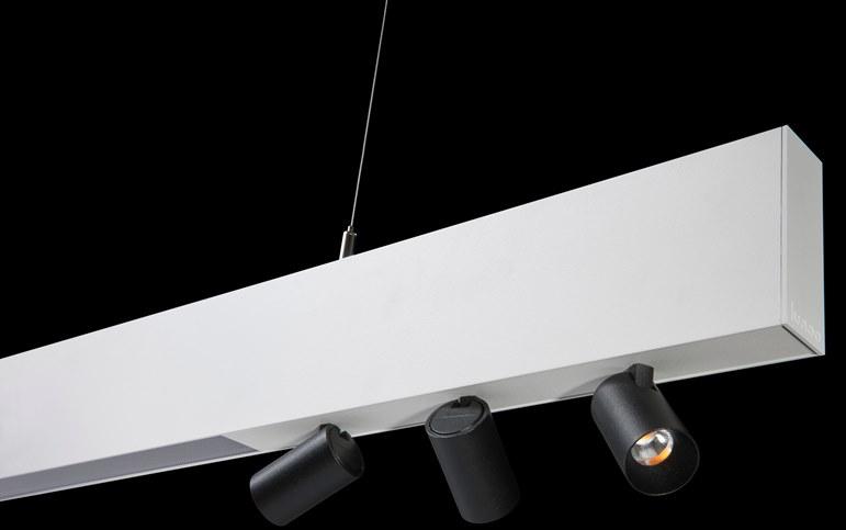 LUNOO Алюминиевый линейный осветительный профиль для точечных светильников для светодиодных модулей sun-id-1468973 - Вид №3