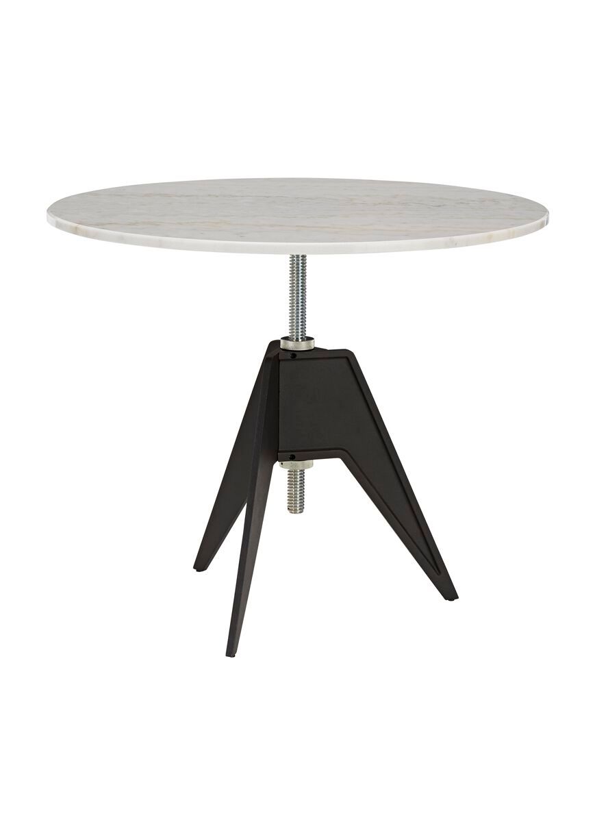Круглый мраморный журнальный столик с регулируемой высотой Tom Dixon Screw ARCH-00103792 - Вид №1