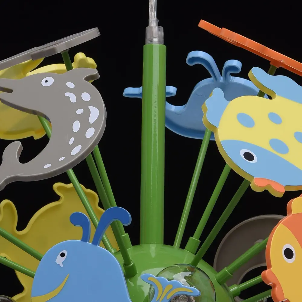 Люстра Улыбка 5xE14x40 Вт, металл/пластик, цвет мультиколор MW-Light STLM-2083674 - Вид №11