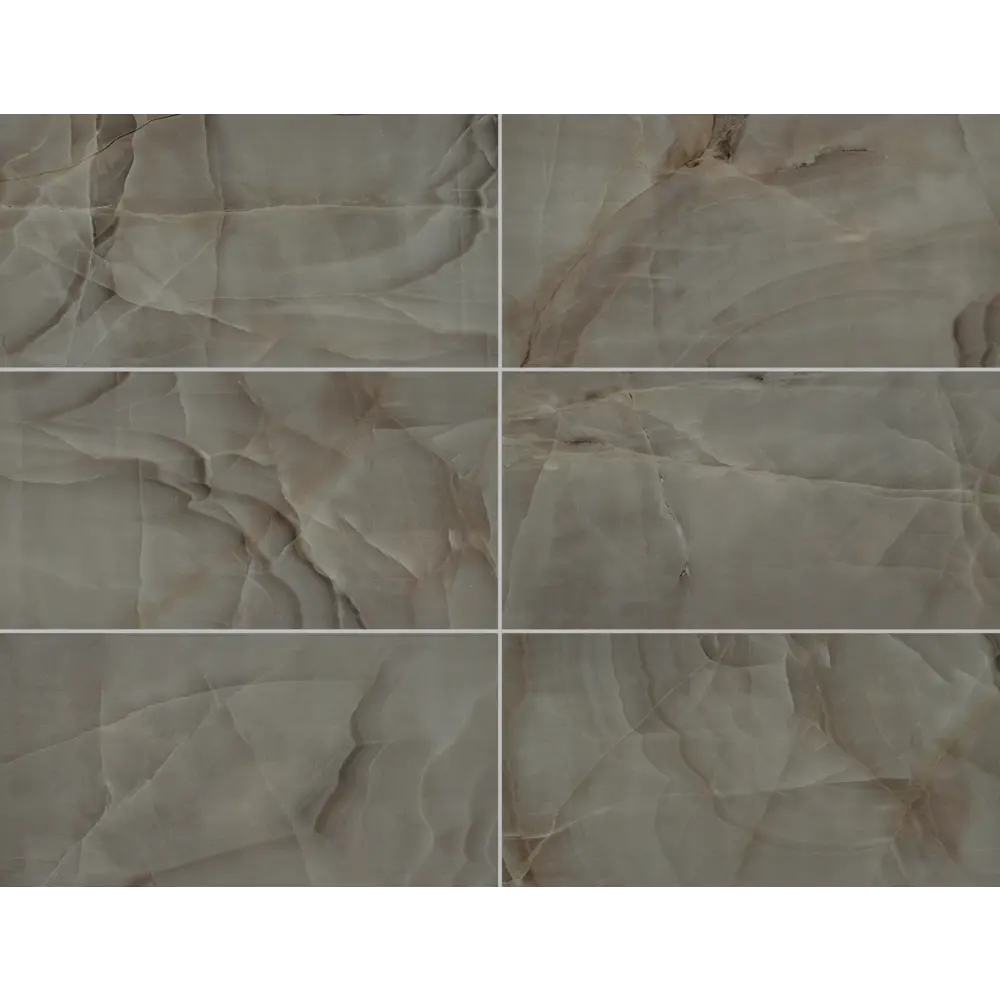 Плитка настенная Axima Комо 25х50 см 1.25 м² цвет темно-серый STLM-2116798 - Вид №1