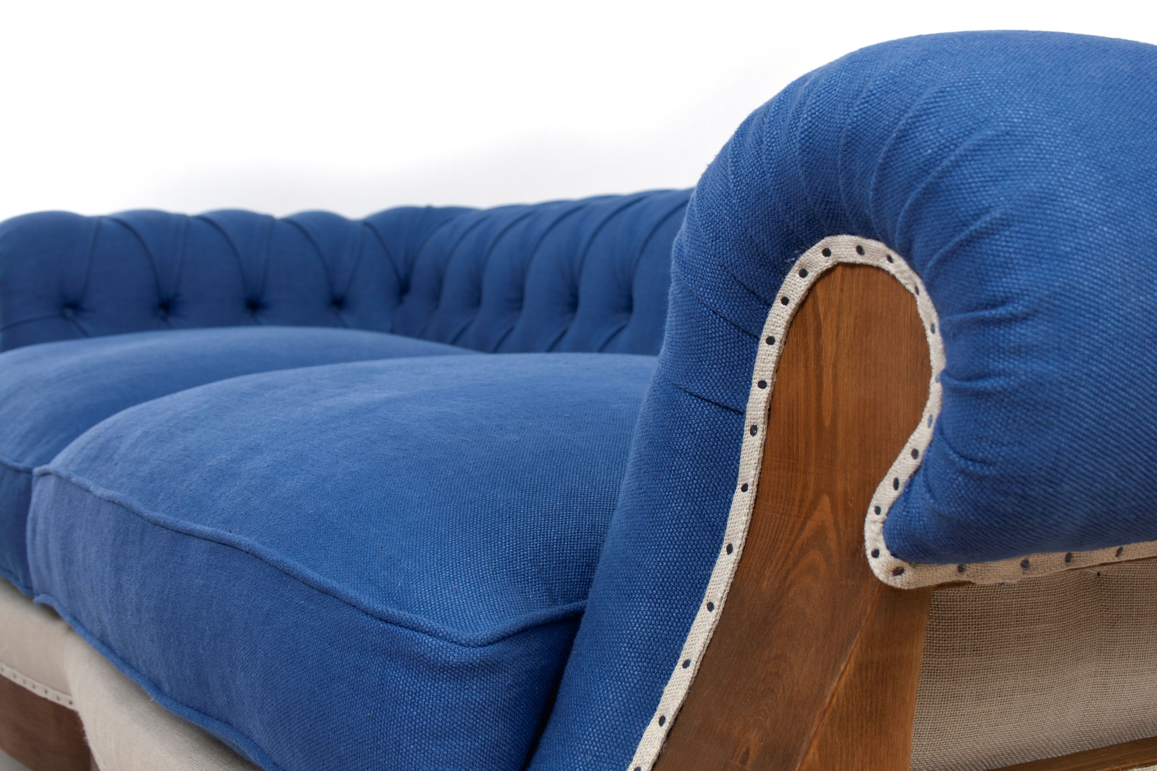 3-местный джутовый диван capitonné CREARTE COLLECTIONS Chesterfield Big Ben Essence ARCH-00005804 - Вид №16