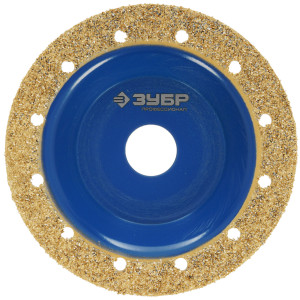 Диск обдирочный Зубр 33430-1 [газобетон, дерево, кирпич, пластик, угловая шлифовальная машина (УШМ), 125 мм, посадочный - 22.2 мм] 9107151