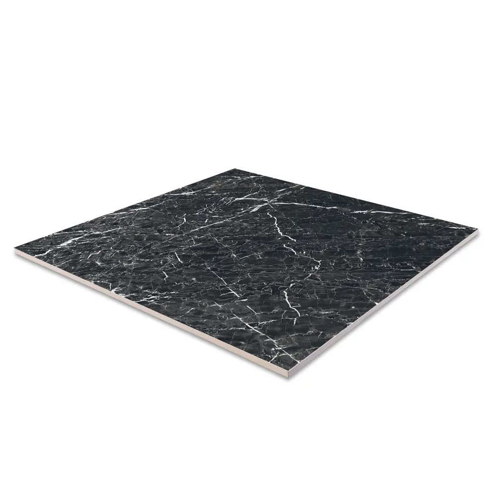 Керамогранит Grasaro Super Marble черный матовый 60×60 см 89340434 STLM-1358540 - Вид №1