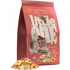 Т0045474 Корм для грызунов для мышей 400г Little one